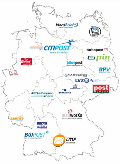 Überblick über Private Paketpost in Deutschland